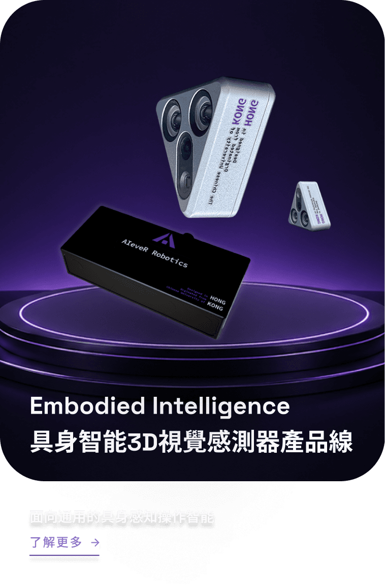 Embodied Intelligence 具身智能3D视觉感测器产品线